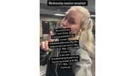 Charley Hull showed off her daunting workout from Wednesday (Instagram/charley.hull)